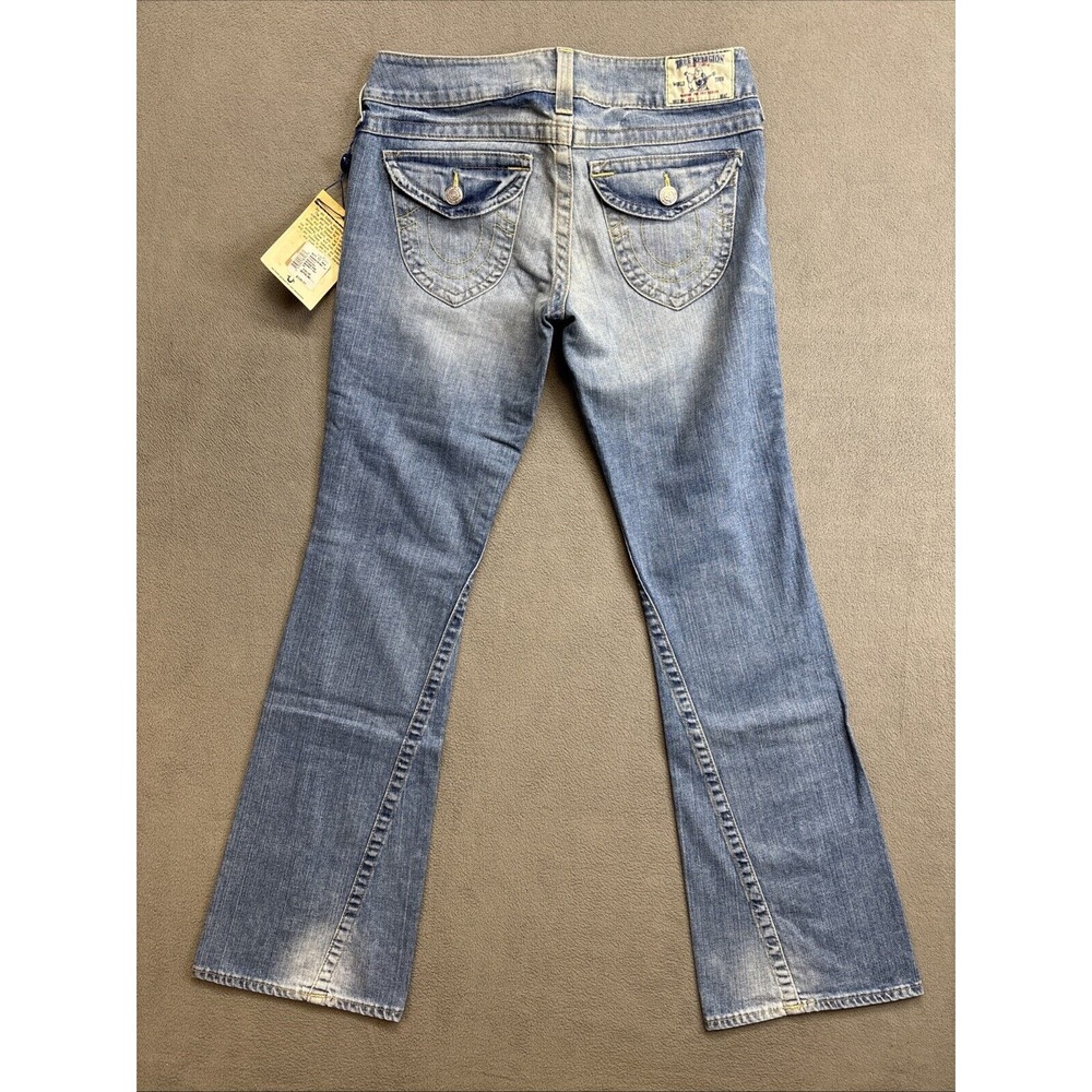 Vintage True Religion 'Joey' Miss Groovy Hippie Flare Jeans Women Size 30 USA - Picture 12 of 14